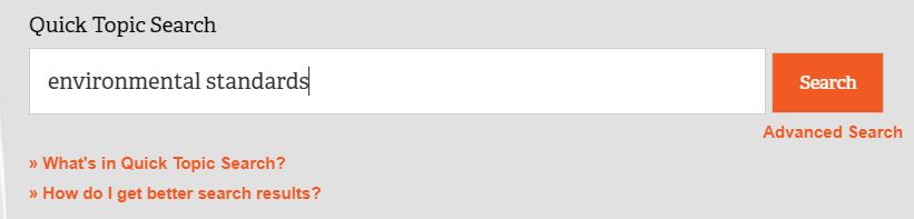 Quick topic search